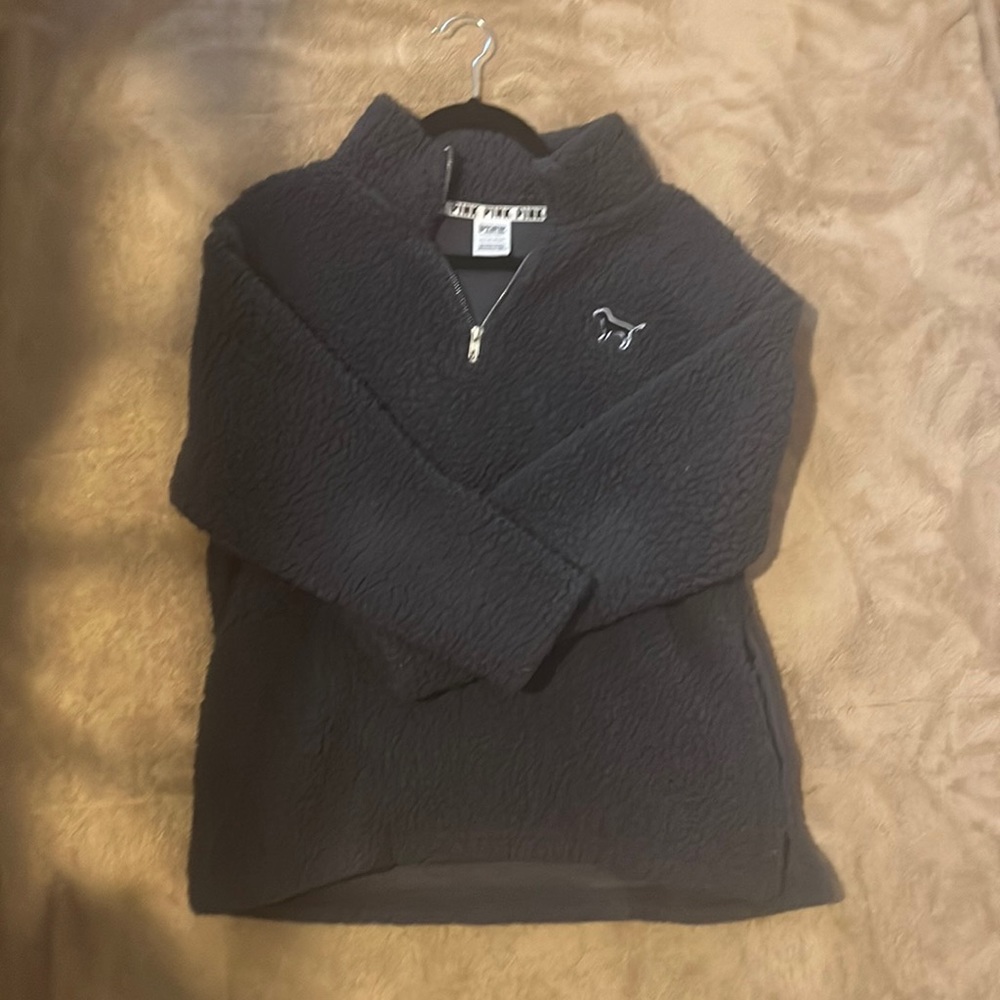 Victoria Secret PINK Sherpa quarter zip